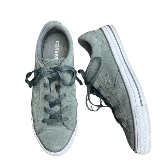 Rare Green Suede Converse - Picture 4 of 5